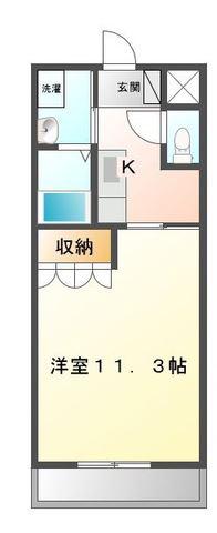 アルマトゥーラ(1K/1階)の間取り写真