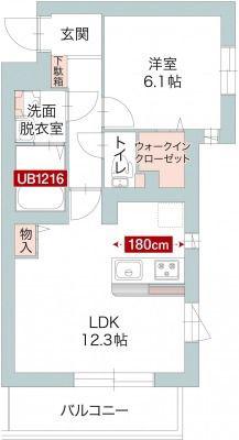 ARIETTA(1LDK/3階)の間取り写真