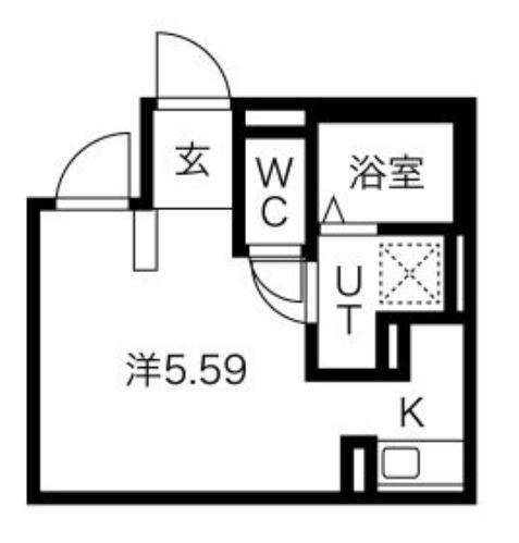 BUZZ西台I(ワンルーム/1階)の間取り写真