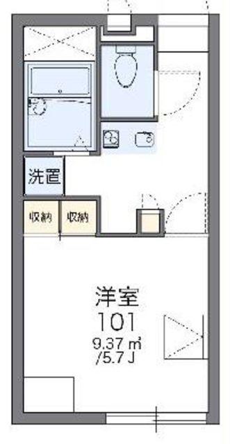 レオパレスKOIZUMI(1K/2階)の間取り写真