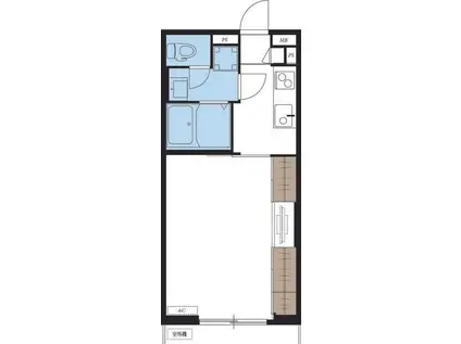 リブリ・SOPHIA喜沢2(1K/1階)の間取り写真