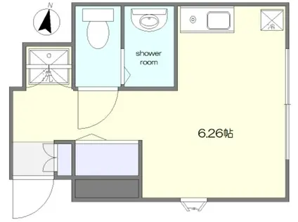 ジュエル板橋本町(ワンルーム/2階)の間取り写真