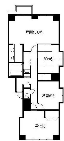 カサパラシオン(3LDK/2階)の間取り写真