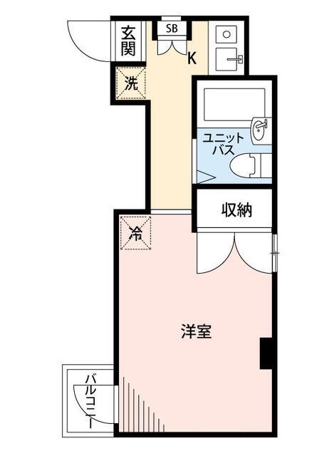 マイナビSTAYパレス田園調布1丁目(ワンルーム/3階)の間取り写真