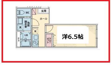 エヌメゾン(1K/2階)の間取り写真