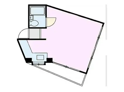 ウェステール栄(ワンルーム/3階)の間取り写真