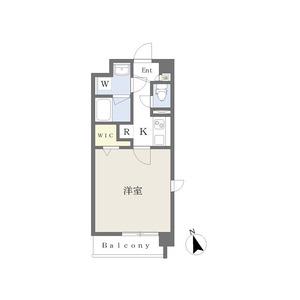 ライフステージ365 5号館(1K/2階)の間取り写真