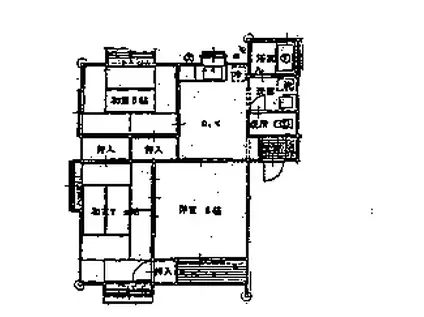 サンリット(3DK/2階)の間取り写真
