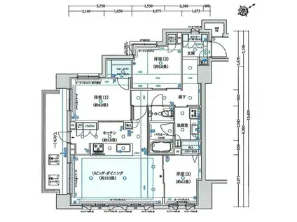 クリオ杉並高井戸東(3LDK/3階)の間取り写真
