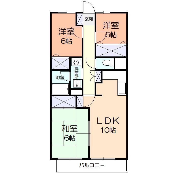 レジデンス永田台(3LDK/5階)の間取り写真