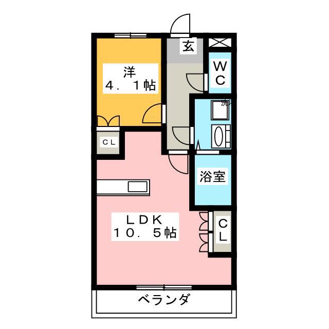 マディナット・ジュメイラ(1LDK/2階)の間取り写真