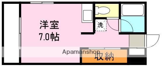 モンヴァレ(ワンルーム/5階)の間取り写真