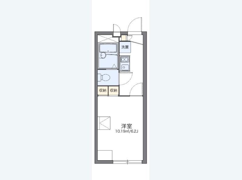 レオパレスマルスン(1K/2階)の間取り写真