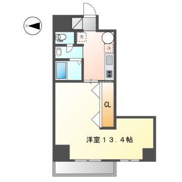 ISM 泉(1K/3階)の間取り写真