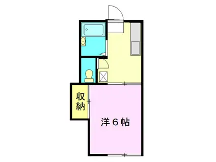 ふじはいむ(1K/1階)の間取り写真