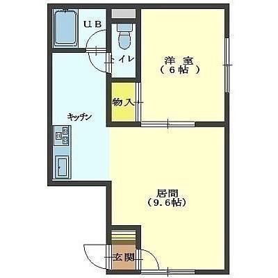 TM HOUSE(1LDK/1階)の間取り写真