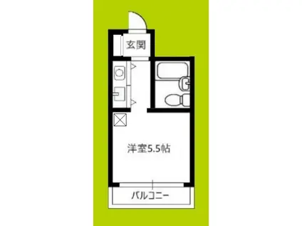 朝日プラザ西道頓堀(ワンルーム/11階)の間取り写真