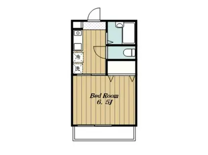 カーサIII(1K/2階)の間取り写真