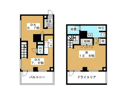 プライムアーバン本駒込(1LDK/B1階)の間取り写真