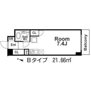 藤和シティコープ本山(ワンルーム/3階)の間取り写真