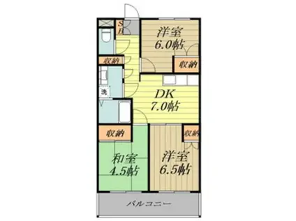 マグノリア千川(3DK/1階)の間取り写真