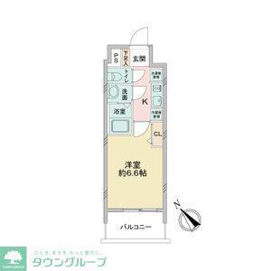 アステリ鶴舞エーナ(1K/6階)の間取り写真