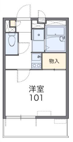 コーポOHTAKI(1K/2階)の間取り写真