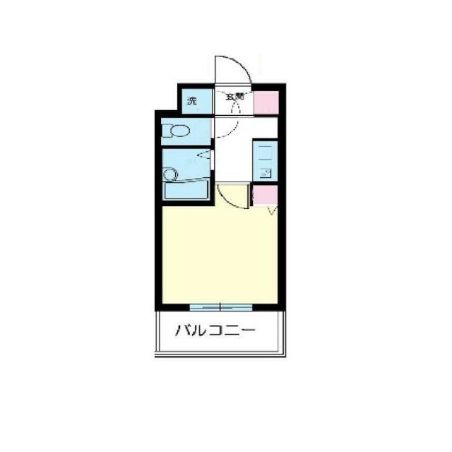 スカイコート大森第5(1K/2階)の間取り写真