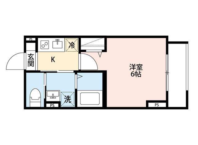 ROBOT HOMEお花茶屋(1K/3階)の間取り写真