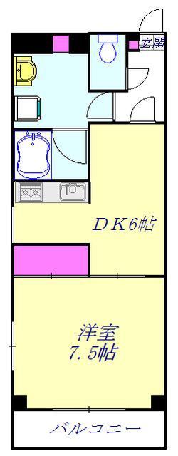 PRENDRE.S(1DK/1階)の間取り写真
