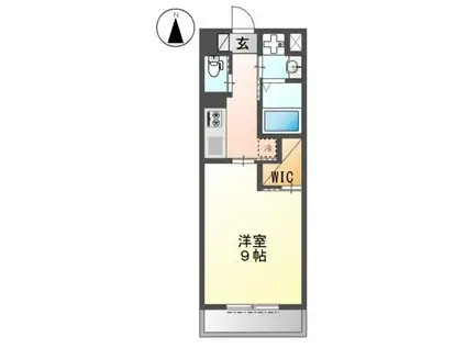 エイチ・ツーオー布施(1K/3階)の間取り写真