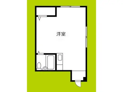 平野本町センタービル(ワンルーム/4階)の間取り写真