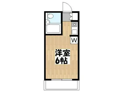 ソネット経堂(ワンルーム/1階)の間取り写真