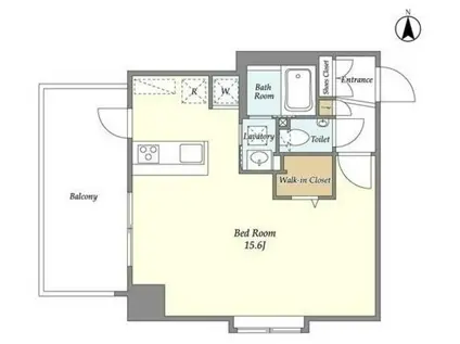 コンフォリア新中野II(ワンルーム/2階)の間取り写真