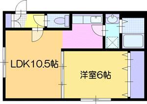 センプレピエーノ文京台(1LDK/3階)の間取り写真