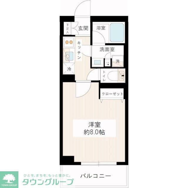 HYS VIGOR 墨田(1K/3階)の間取り写真