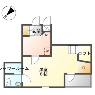 メゾンドソレイユ(1K/3階)の間取り写真