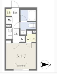 REVE RESIDENCE 駒場東大前(1K/2階)の間取り写真