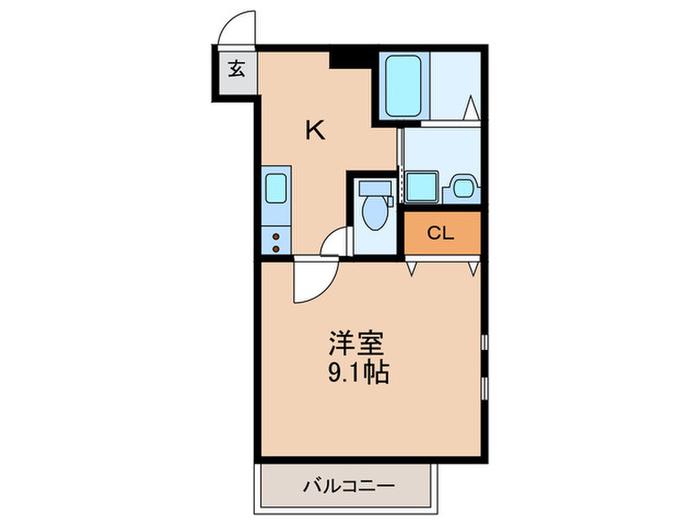 フジパレスJR淡路駅北(1K/2階)の間取り写真