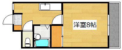 サンライズ日本(1K/5階)の間取り写真