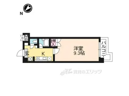 アートプラザ124(1K/5階)の間取り写真