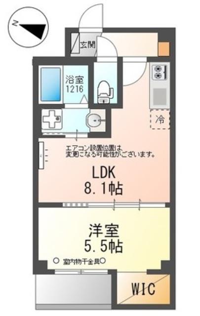 CHARME TOIT(1LDK/2階)の間取り写真