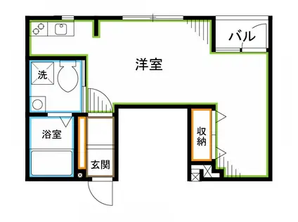 PERSICA NAKANO(ワンルーム/1階)の間取り写真