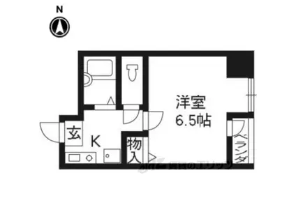 マース・リヴィエール(1K/3階)の間取り写真