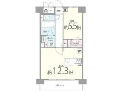 LUO MAROON3F(1LDK/3階)の間取り写真