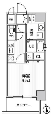 LA DOUCEUR今池南(1K/10階)の間取り写真