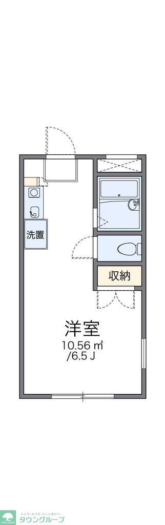 レオパレスルミエール(1K/3階)の間取り写真