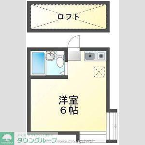 MALIN(ワンルーム/1階)の間取り写真