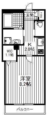 メゾン経堂(1K/3階)の間取り写真