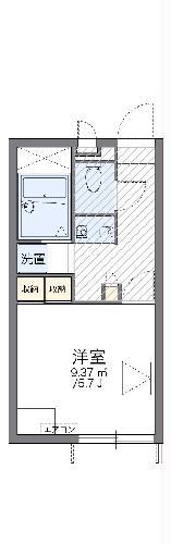 レオパレス高砂荒井(1K/1階)の間取り写真